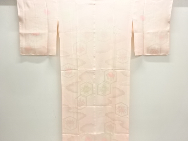 JAPANESE HITOE JUBAN / WOVEN KIKKO WITH FLOWER
